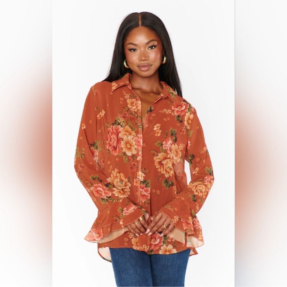 Show Me Your Mumu Carmela Top in Garden Harvest NWT